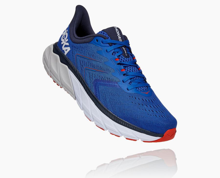 Hoka One One Koşu Ayakkabısı Erkek Mavi - Arahi 5 - OT8706451